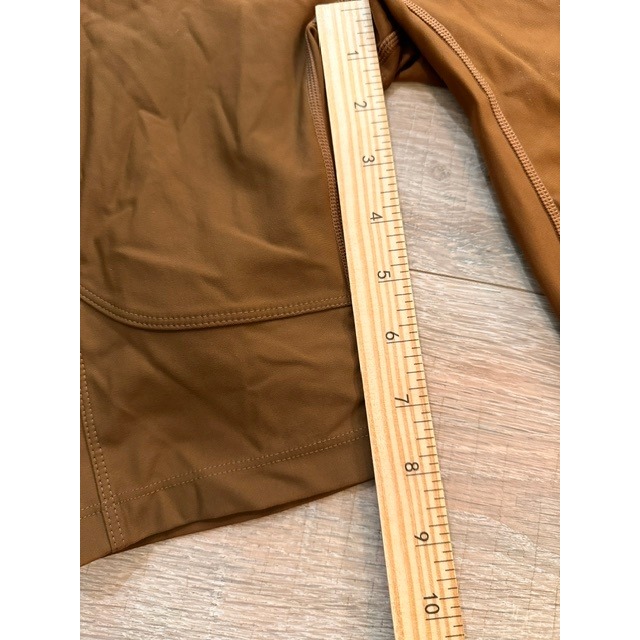 Nylora Biker Shorts Nwt Small Caramel Brown Intermix Activewear High Waist — image 5 of 8